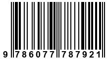 Código de Barras de '.9786077787921.'