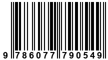 Código de Barras de '.9786077790549.'