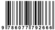 Código de Barras de '.9786077792666.'