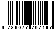 Código de Barras de '.9786077797197.'