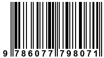 Código de Barras de '.9786077798071.'