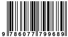 Código de Barras de '.9786077799689.'