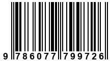 Código de Barras de '.9786077799726.'