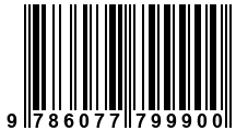 Código de Barras de '.9786077799900.'