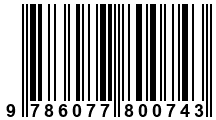 Código de Barras de '.9786077800743.'