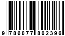 Código de Barras de '.9786077802396.'