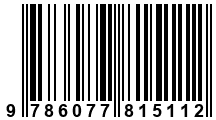 Código de Barras de '.9786077815112.'