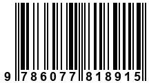 Código de Barras de '.9786077818915.'