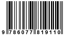 Código de Barras de '.9786077819110.'
