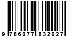 Código de Barras de '.9786077832027.'