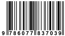 Código de Barras de '.9786077837039.'