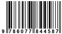 Código de Barras de '.9786077844587.'