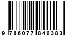 Código de Barras de '.9786077846383.'