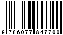 Código de Barras de '.9786077847700.'
