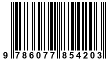 Código de Barras de '.9786077854203.'