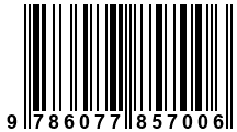 Código de Barras de '.9786077857006.'