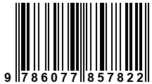 Código de Barras de '.9786077857822.'