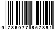 Código de Barras de '.9786077857891.'