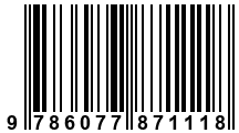 Código de Barras de '.9786077871118.'