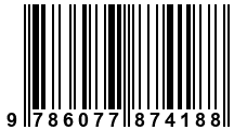 Código de Barras de '.9786077874188.'