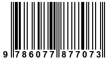 Código de Barras de '.9786077877073.'