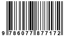 Código de Barras de '.9786077877172.'