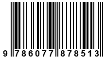 Código de Barras de '.9786077878513.'
