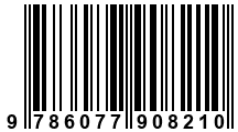 Código de Barras de '.9786077908210.'