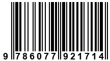 Código de Barras de '.9786077921714.'
