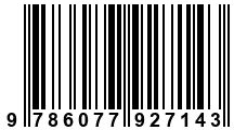 Código de Barras de '.9786077927143.'