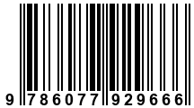 Código de Barras de '.9786077929666.'