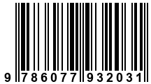 Código de Barras de '.9786077932031.'