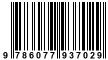 Código de Barras de '.9786077937029.'