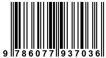 Código de Barras de '.9786077937036.'