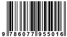 Código de Barras de '.9786077955016.'