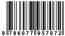 Código de Barras de '.9786077957072.'