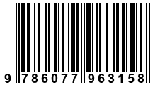 Código de Barras de '.9786077963158.'