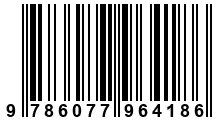 Código de Barras de '.9786077964186.'