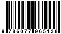 Código de Barras de '.9786077965138.'