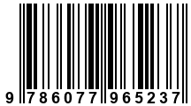Código de Barras de '.9786077965237.'