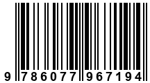 Código de Barras de '.9786077967194.'