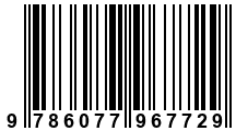 Código de Barras de '.9786077967729.'