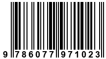 Código de Barras de '.9786077971023.'
