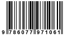 Código de Barras de '.9786077971061.'