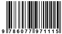 Código de Barras de '.9786077971115.'