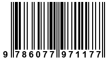 Código de Barras de '.9786077971177.'