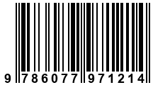 Código de Barras de '.9786077971214.'