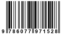 Código de Barras de '.9786077971528.'