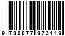 Código de Barras de '.9786077973119.'