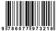 Código de Barras de '.9786077973218.'